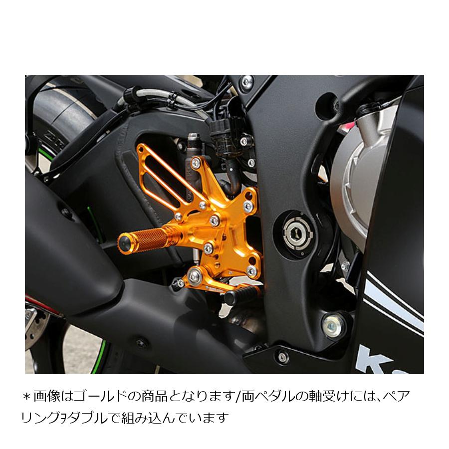 ベビーフェイス(Baby Face) バックステップキット ゴールド ZX-10R 逆