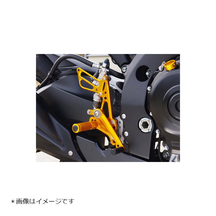 BABY FACE (ベビーフェイス) バックステップ GSX-R600 GSX-R750 8×3ポジション 正/逆チェンジ可能 ゴールド 002-S013GD