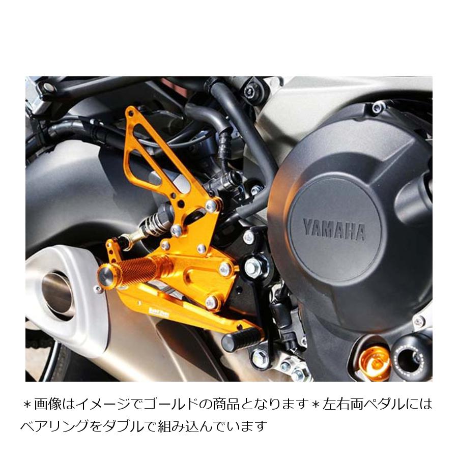 BABY FACE (ベビーフェイス) バックステップキット ブラック MT-09 002-Y016BK