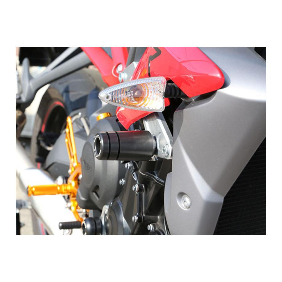 BABYFACE (ベビーフェイス) フレームスライダー ジュラコン樹脂 ブラック STREET TRIPLE 675 ストリートトリプル006-ST009F｜バイク・車パーツ プロト