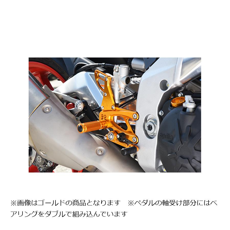 BABY FACE (ベビーフェイス) バックステップキット RSV4 TUONO V4 シルバー 002-A012SV