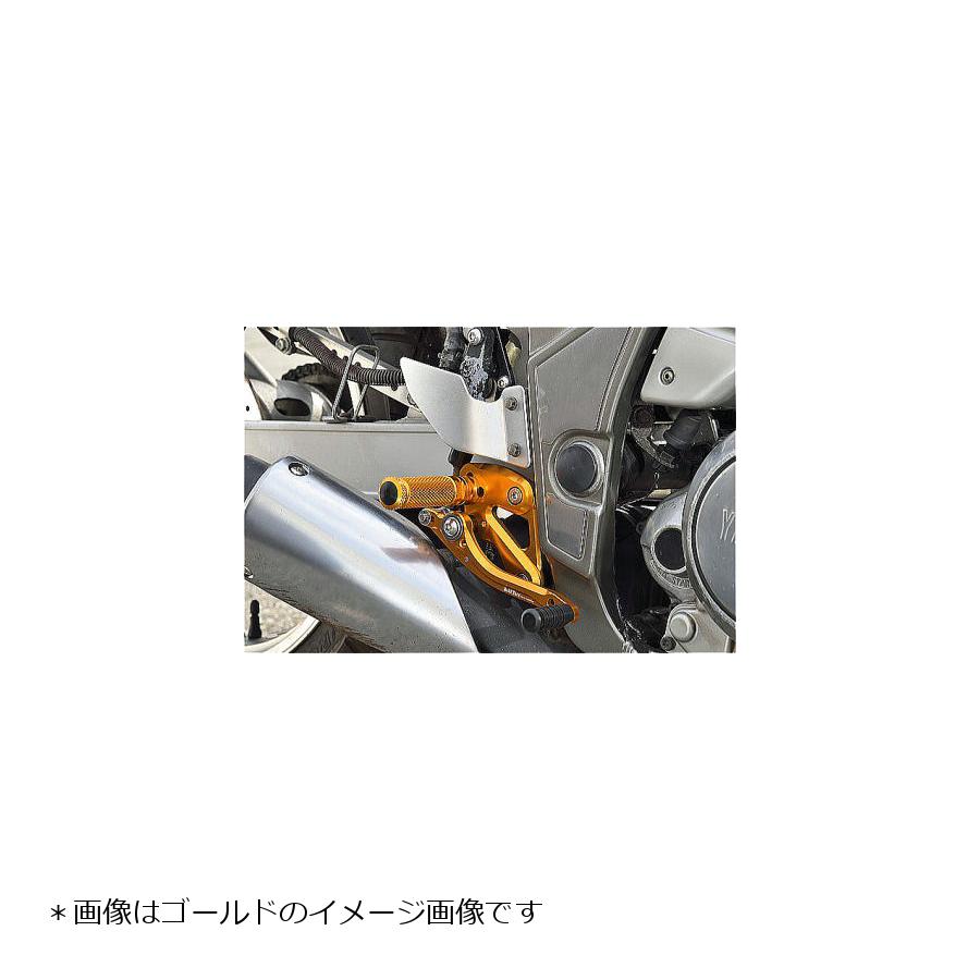 BABY FACE (ベビーフェイス) バックステップキット SRX400 SRX600 モノショック シルバー 002-Y026SV