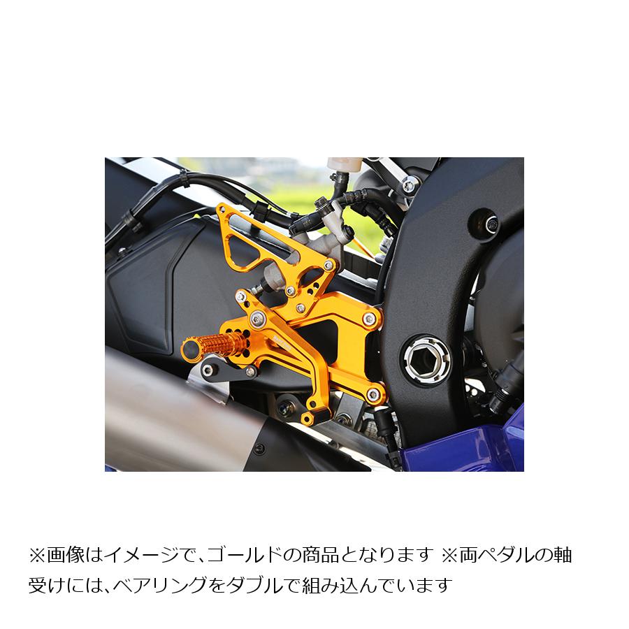 ベビーフェイス レースステップキット ブラック YZF-R6 17- R02-Y006BK|バイク・車パーツ プロト