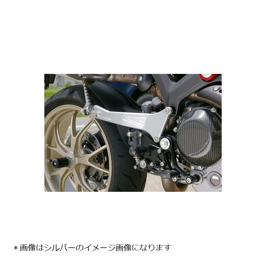 BABYFACE (ベビーフェイス) バックステップ 11ポジション 正/逆チェンジ可能 アルミ ブラック MONSTER1100/S EVO[モンスター] 002-D014BKb