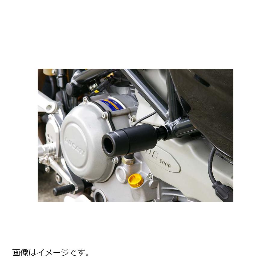 BABY FACE (ベビーフェイス) フレームスライダー ロング ジュラコン ブラック ドゥカティ DUCATI ムルティストラーダシリーズ 006-SD002|バイク・車パーツ プロト