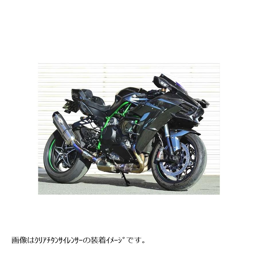 BEET (ビート) ナサート-Evo TYPE2 スリップオン メタルブラック Ninja H2 0222-KE9-MB