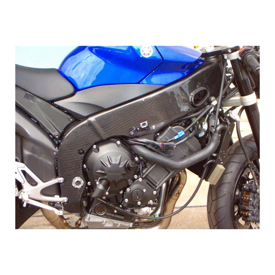 91%OFF!】 GSX1300R 隼 〜07年 フレームカバー カーボン綾織 CLEVER