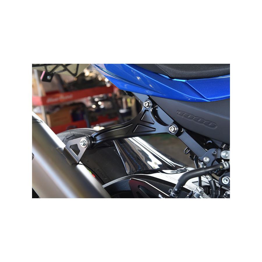 WOODSTOCK (ウッドストック) マフラーステー ブラック GSX-R1000/R 17 MFS-S14-BK