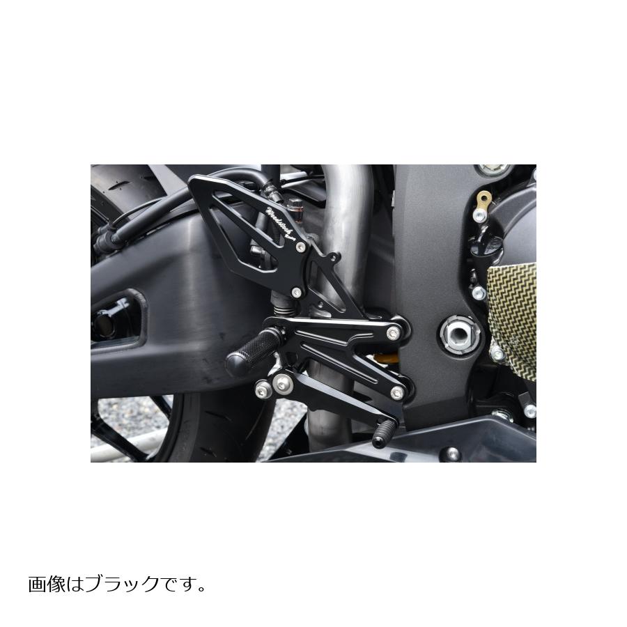 WOODSTOCK (ウッドストック) バックステップキット シルバー CBR600RR オプションオートシフター付車用 WBS-H18R-SL