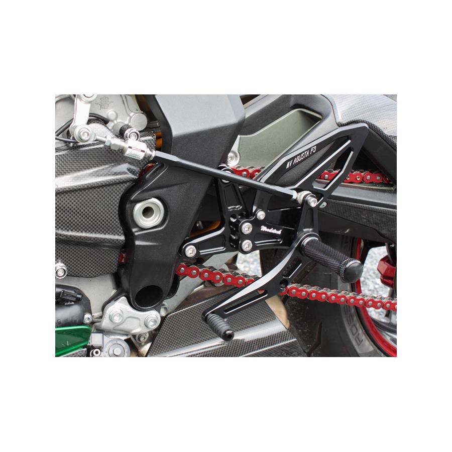 WOODSTOCK (ウッドストック) バックステップキット 4POS/ブラック MV Agusta F3 WBS-MV02-BB 56,100円