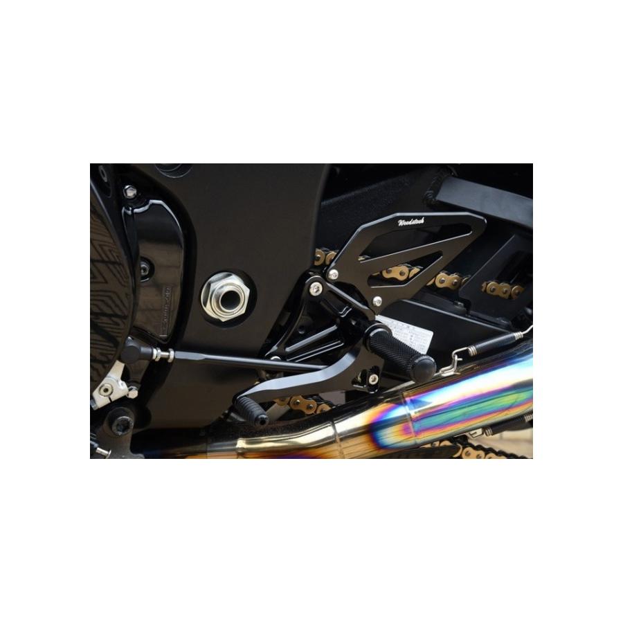 WOODSTOCK (ウッドストック) バックステップキット オールブラック GSX1300R 隼 08-18 ABS WBS-S17-BB