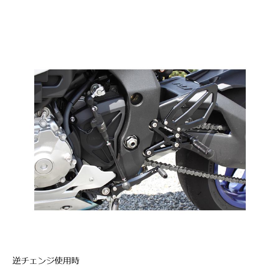 WOODSTOCK (ウッドストック) バックステップキット オールシルバー YZF-R1 WBS-Y10-SL