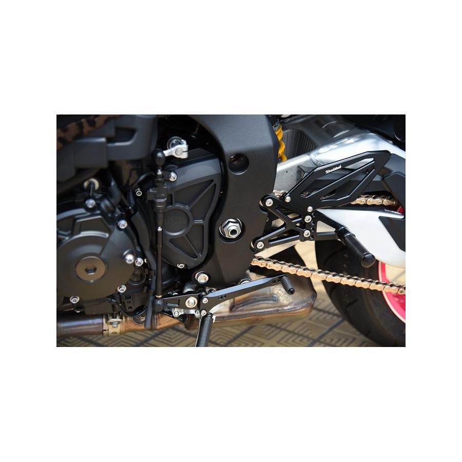 WOODSTOCK (ウッドストック) バックステップキット オールブラック MT-10 WBS-Y14-BB