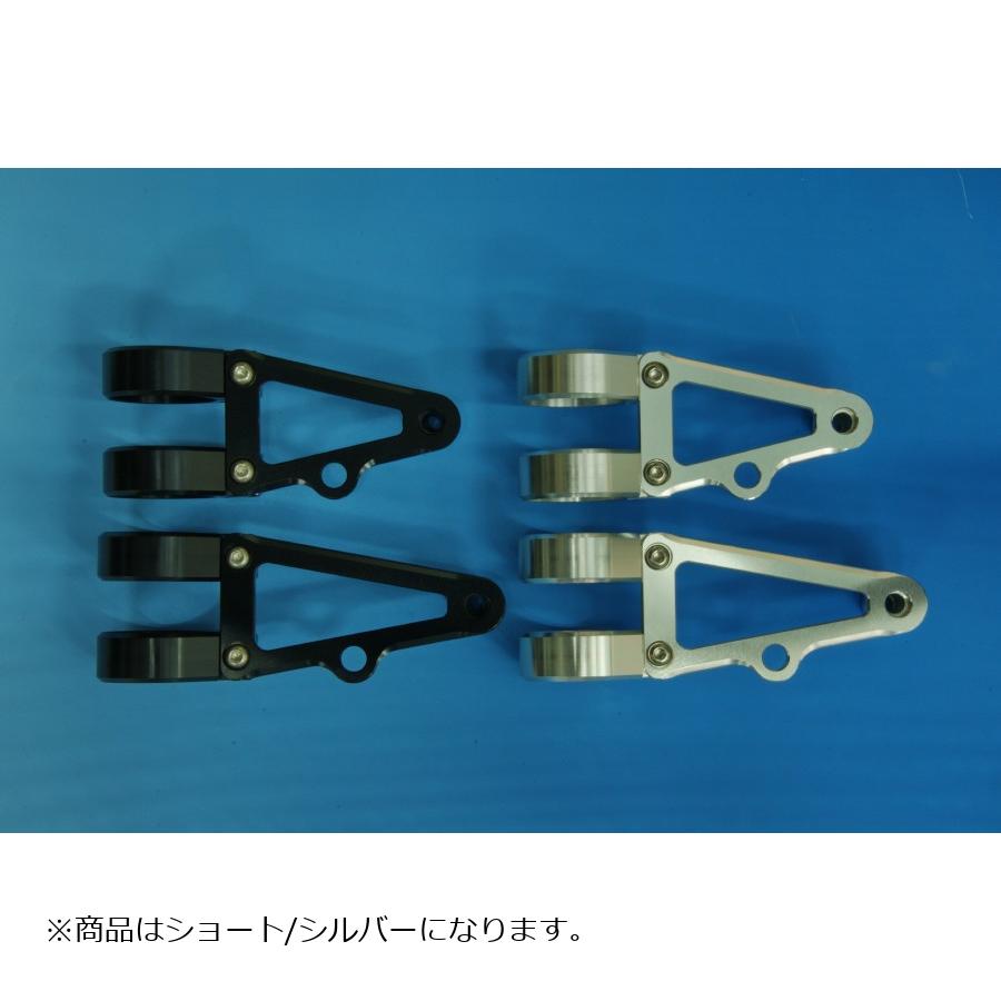 WOODSTOCK (ウッドストック) ヘッドライトステー Bタイプ ショート/シルバー フォーク径Φ36用 WLS-B36S-SL
