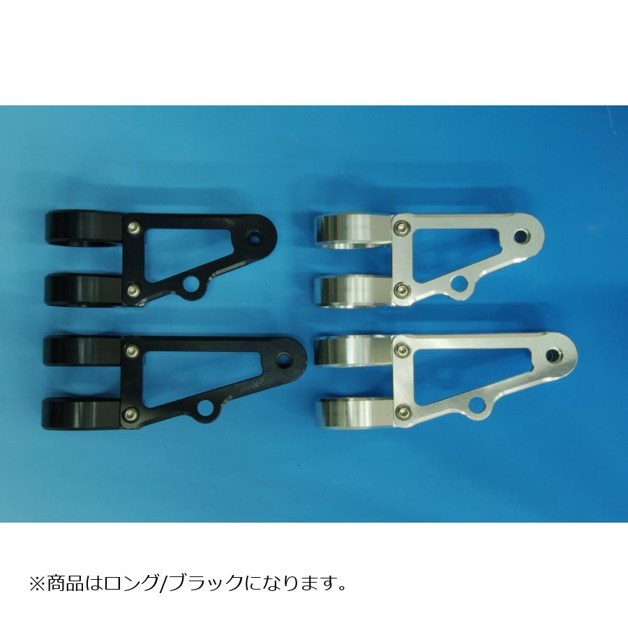 WOODSTOCK (ウッドストック) ヘッドライトステー Eタイプ ロング/ブラック フォーク径Φ36用 WLS-E36L-BK
