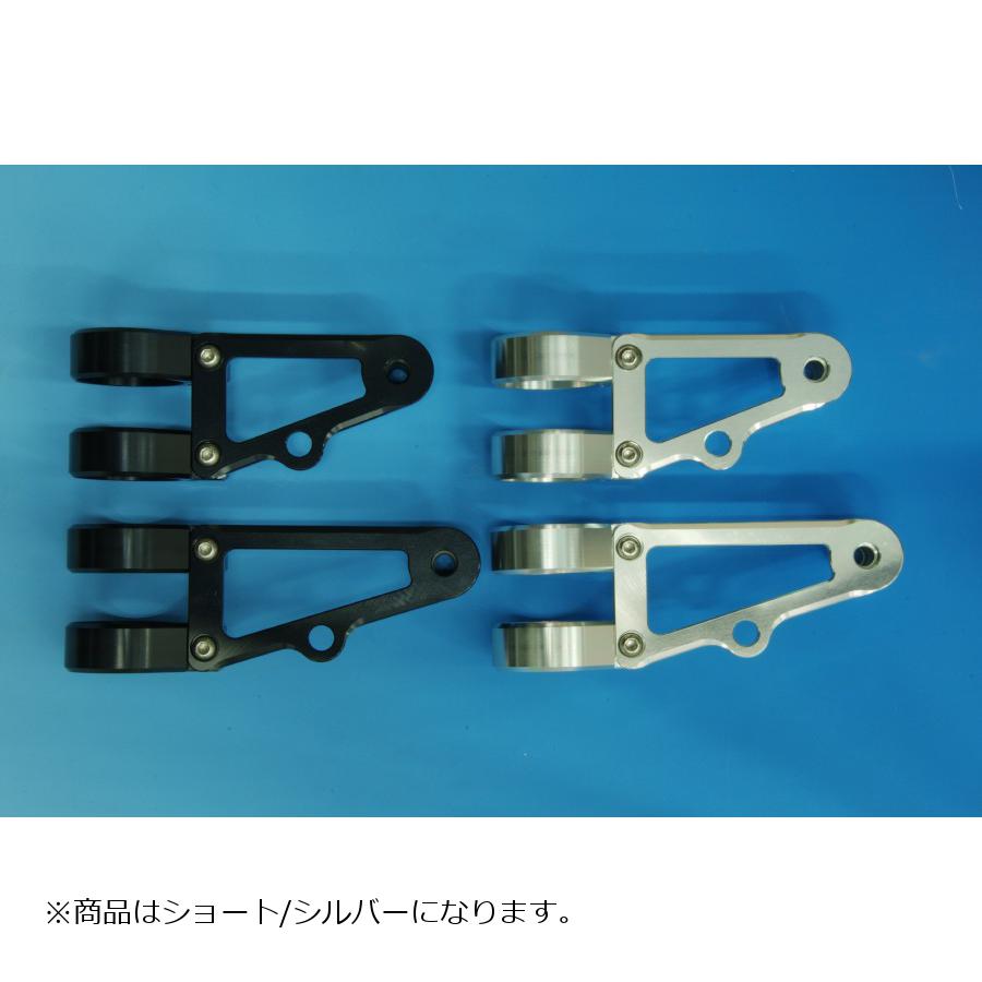 WOODSTOCK(ウッドストック) ヘッドライトステー Eタイプ ショート シルバー フォーク径Φ41用 WLS-E41S-SL