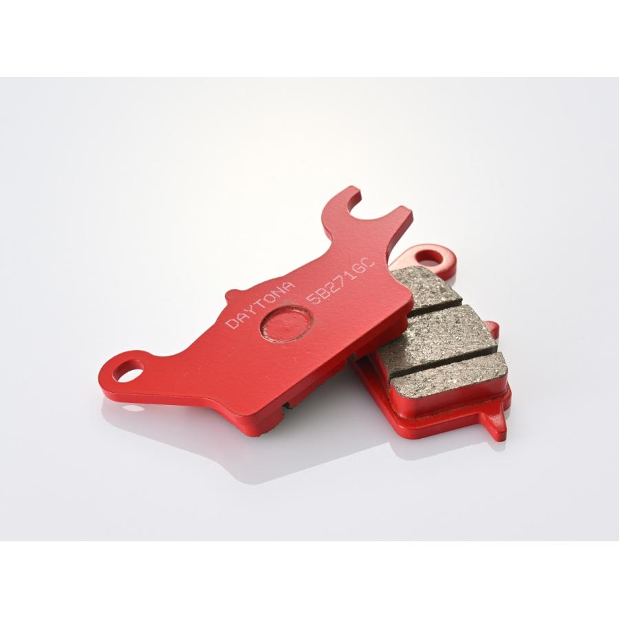 楽天市場】Daytona (デイトナ) 赤パッド123 トリシティFR 48662