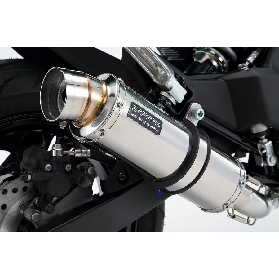 BEAMS (ビームス) R-EVO ステンレスサイレンサー Z125PRO 2BJ-BR125H G424-53-008｜バイク・車パーツ プロト