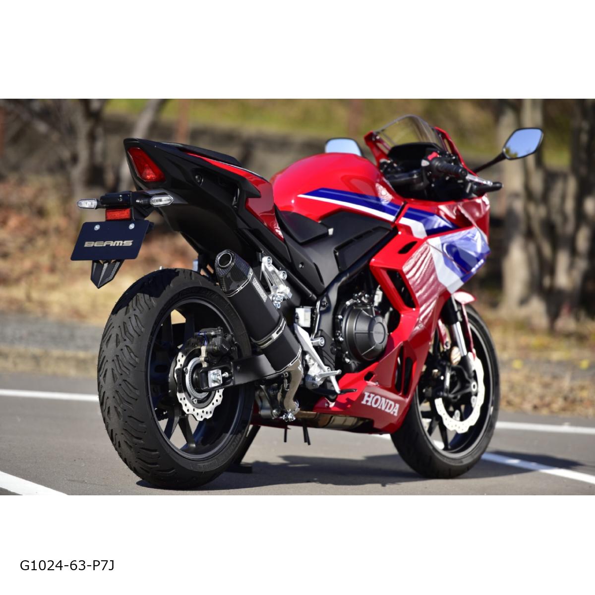 ビームスモーターカンパニー CORSA-EVO2スリップオンMBK 政府認証 CBR400R 8BL-NC65 G1024-63-P7J｜バイク・車パーツ プロト