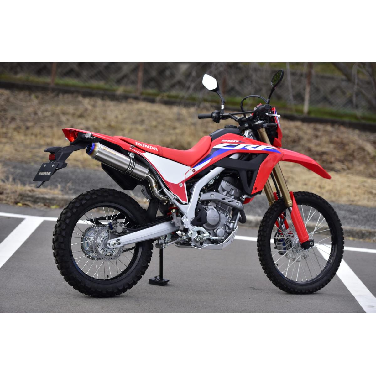 ビームスモーターカンパニー パワーヘッダーRS TITANIUM SUPERLIGHT CRF250L(2BK-MD47/8BK-MD47) G1027-25-P2J｜バイク・車パーツ プロト