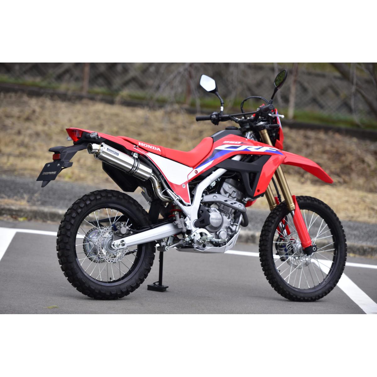 ビームスモーターカンパニー R-EVO ステンレス スリップオン 政府認証 CRF250L(2BK-MD47/8BK-MD47) G1027-53-P6J