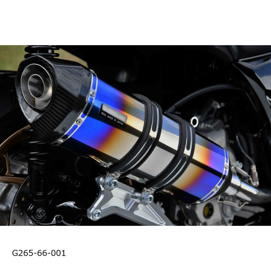 BEAMS (ビームス) GT-CORSA ヒートチタンサイレンサー X-MAX250 8BK-SG70J G265-66-001