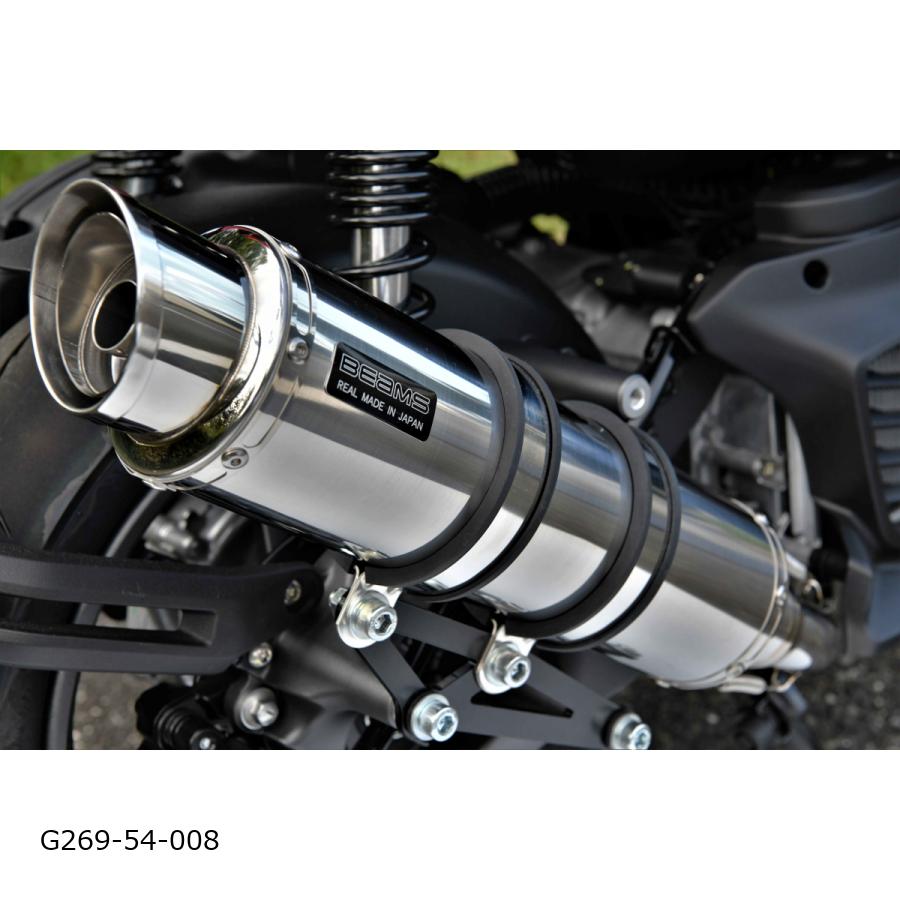BEAMS (ビームス) R-EVO2 ステンレスサイレンサー X FORCE 8BK-SG79J G269-54-008｜バイク・車パーツ プロト