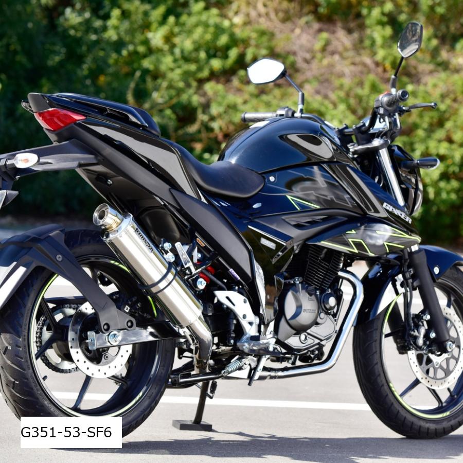 BEAMS (ビームス) R-EVO ステンレスサイレンサー 政府認証 ジクサー150(8BK-ED131) G351-53-SF6
