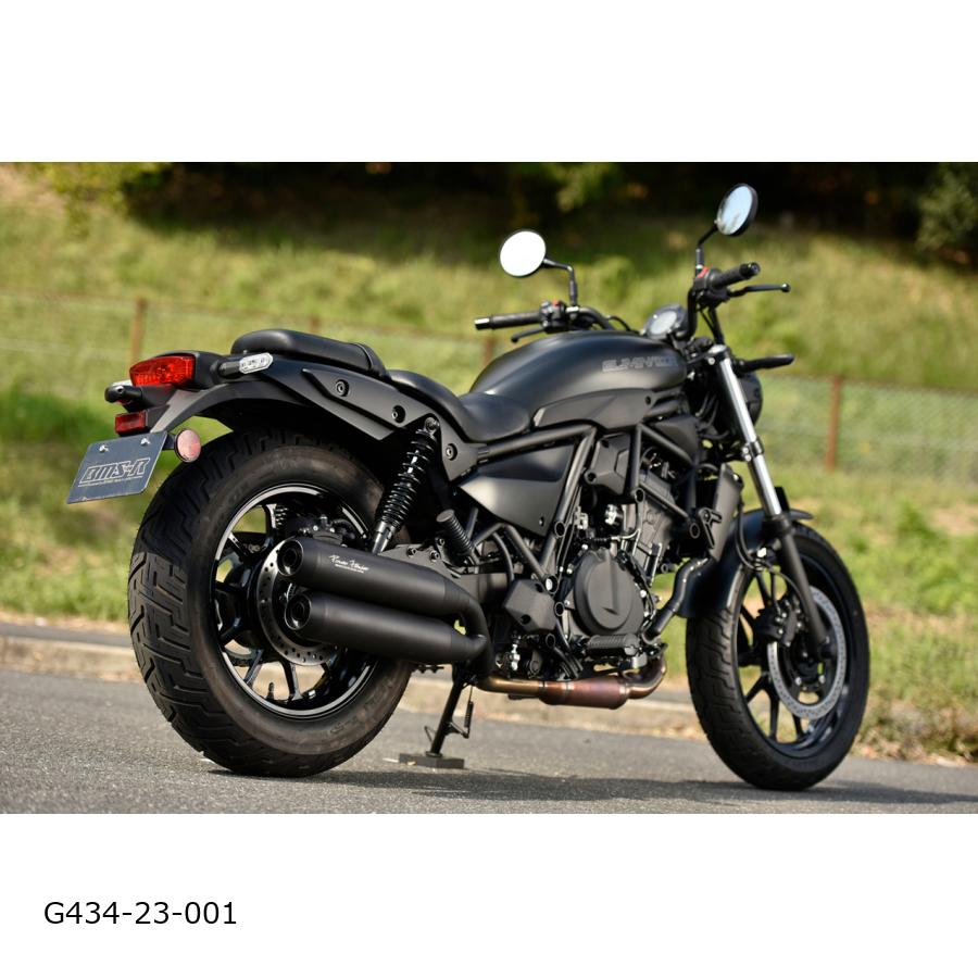BEAMS (ビームス) パワーヘッダー W (マットブラック) エリミネーター/SE(8BL-EL400A) G434-23-001|バイク・車パーツ プロト
