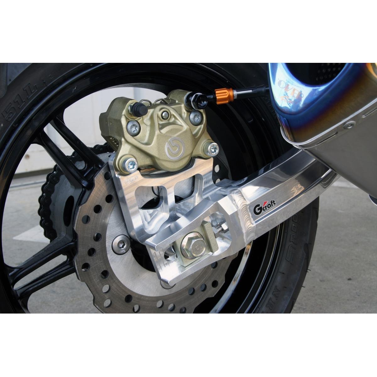G-CRAFT (ジークラフト) リアキャリパーサポート シルバー Z125PRO 33193