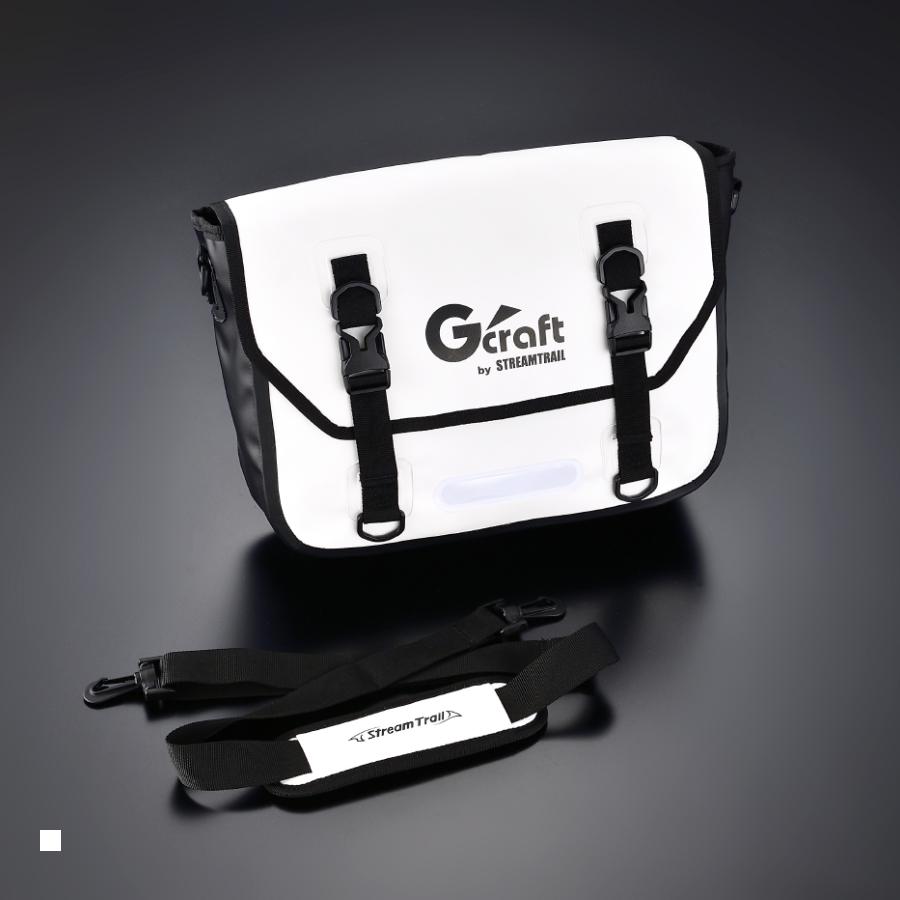 Gクラフト (ジークラフト) GcraftxSTREAM TRAIL サドルバッグ ホワイト 汎用 ターポリン 39438｜バイク・車パーツ プロト