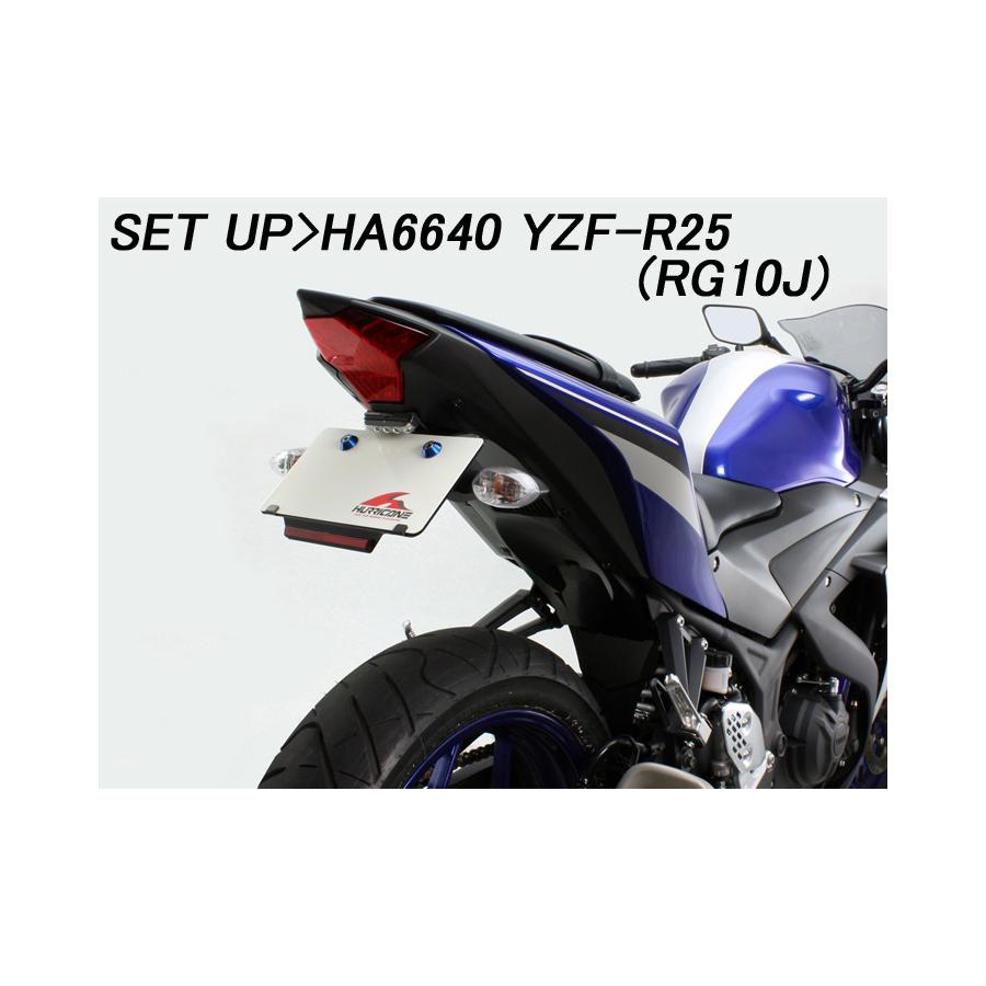 低廉 MT-25 フェンダーレスキット YZF-R3 YZF-R25 MT-03 LEDナンバー灯付 1153069