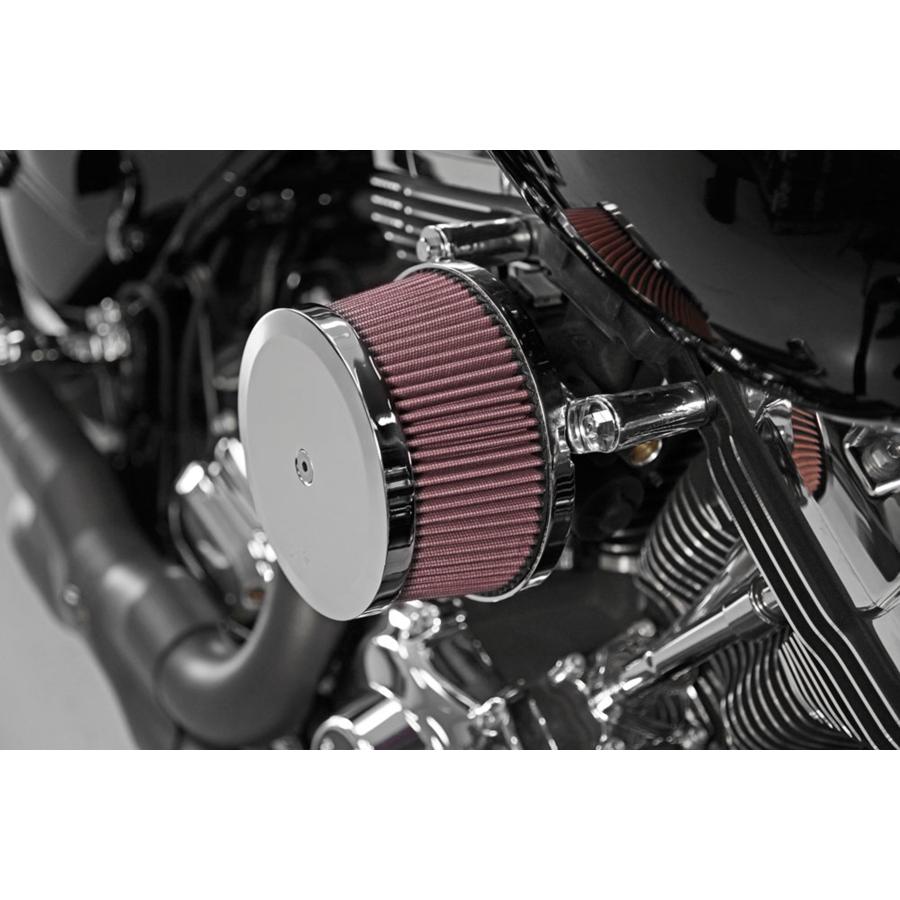 KN インテークキット エアフィルター HAMMER L クローム TOURING RK-3946X バイク用品