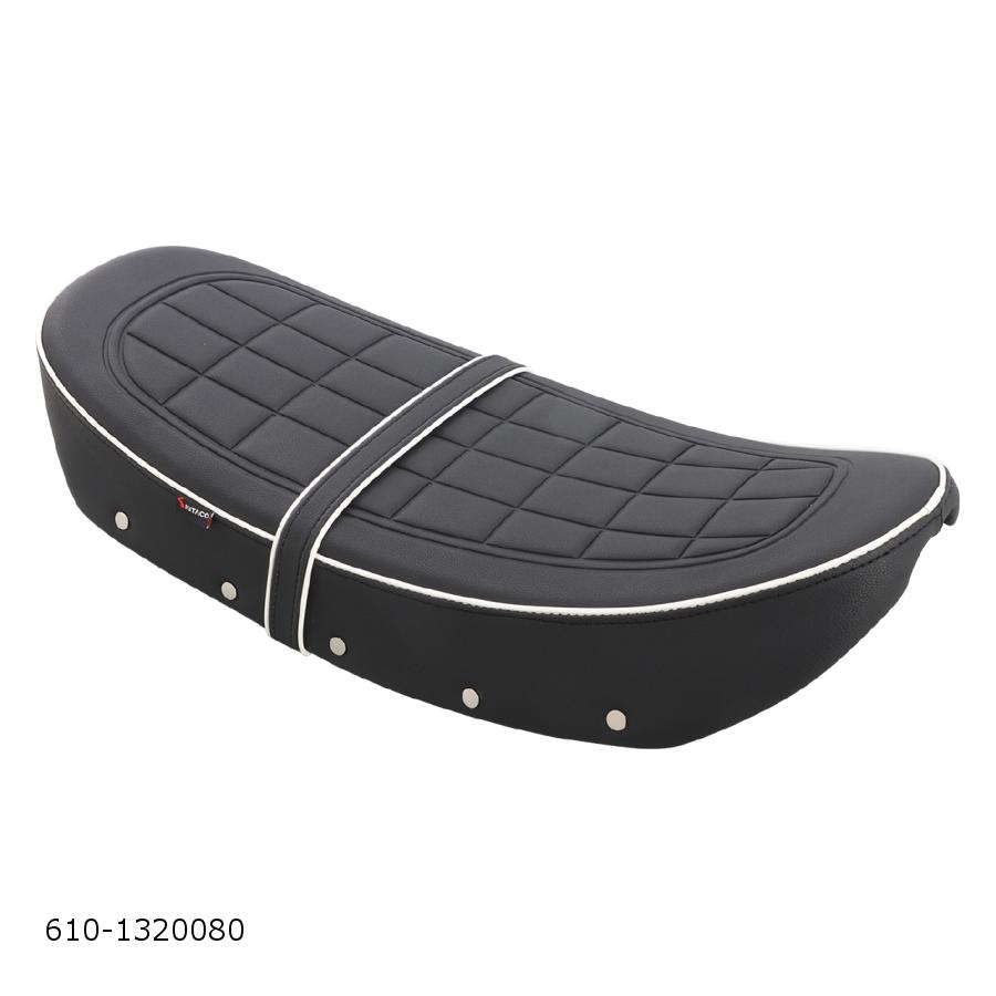 楽天市場】ホンダ DAX125 カスタムシート(ホワイトパイピング