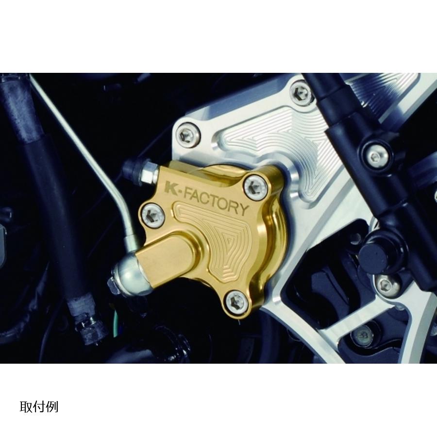 Kファクトリー (ケイファクトリー) Fスプロケカバー トリダシツキ M.シルバー ZRX1200 103FZAQ017N