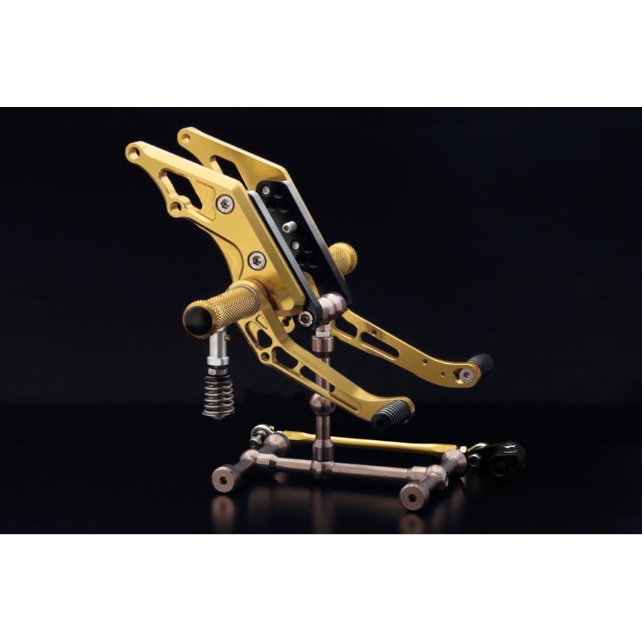 Kファクトリー (ケイファクトリー) NEWライディングステップ S.ゴールド ZRX1200DAEG 103MZBR0744|バイク・車パーツ プロト