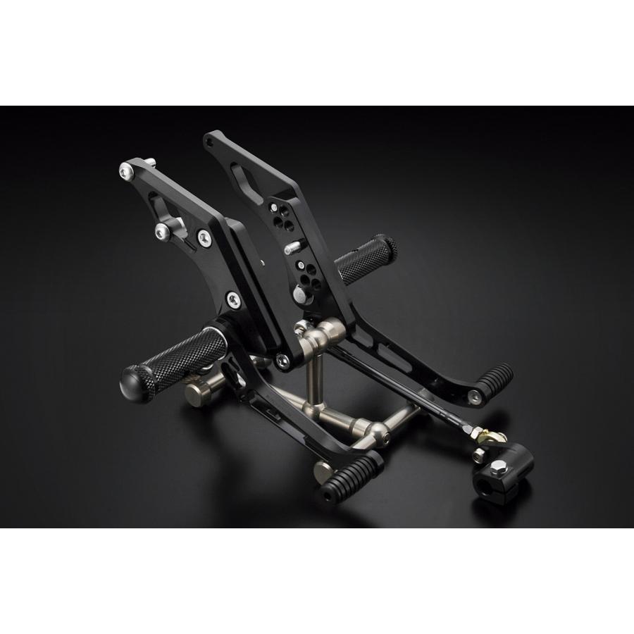 Kファクトリー (ケイファクトリー) ライディングステップ スーパーブラック ZRX1200/DAEG 103MZBR074R|バイク・車パーツ プロト