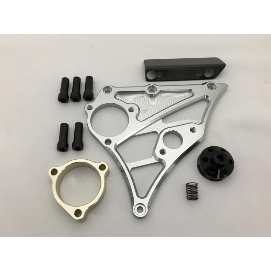 Kファクトリー (ケイファクトリー) Fスプロケットカバー M.シルバー GPZ900R A7-(メーター取付) 112FZAQ016N