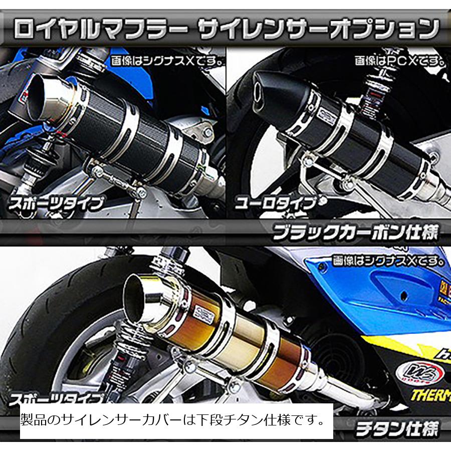 ウイルズウィン ロイヤルマフラー/バズーカ チタン シグナスX 162-59-41