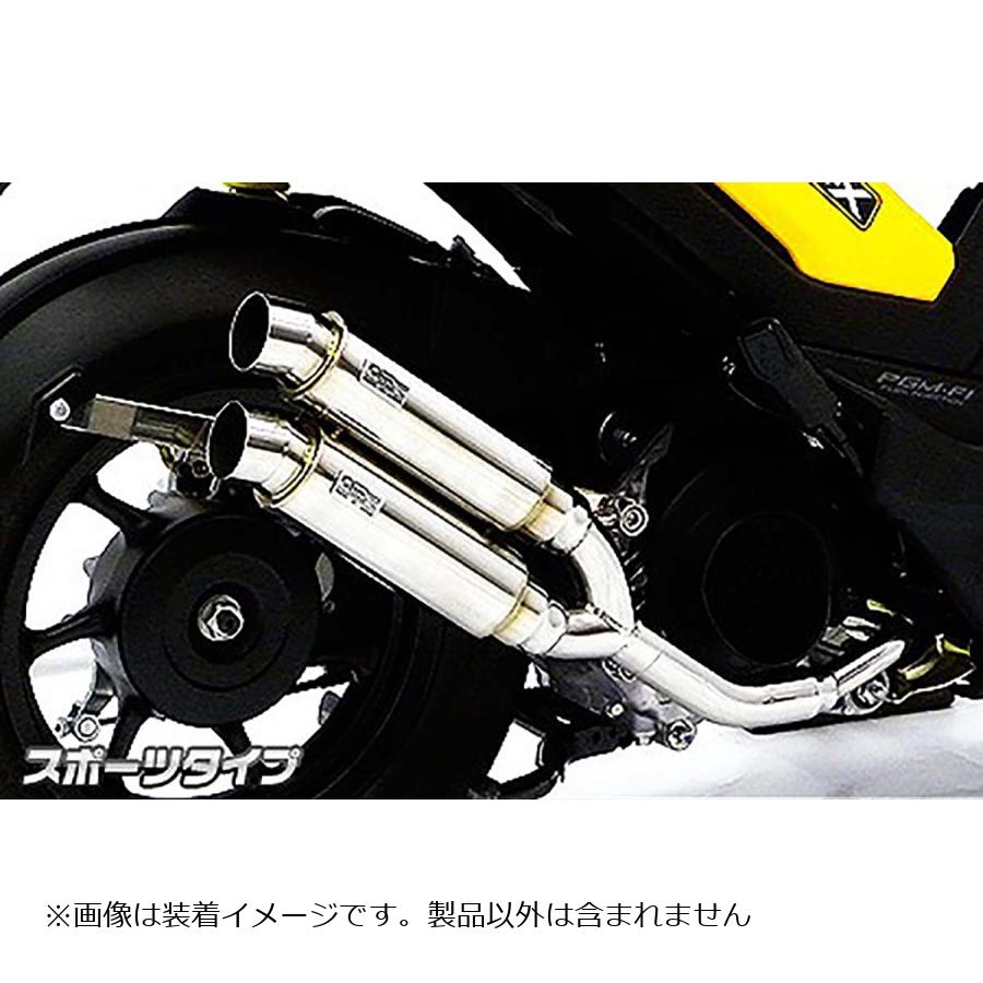 ウイルズウィン アトミックツインマフラー/スポーツ ズーマーX 1282-13-05