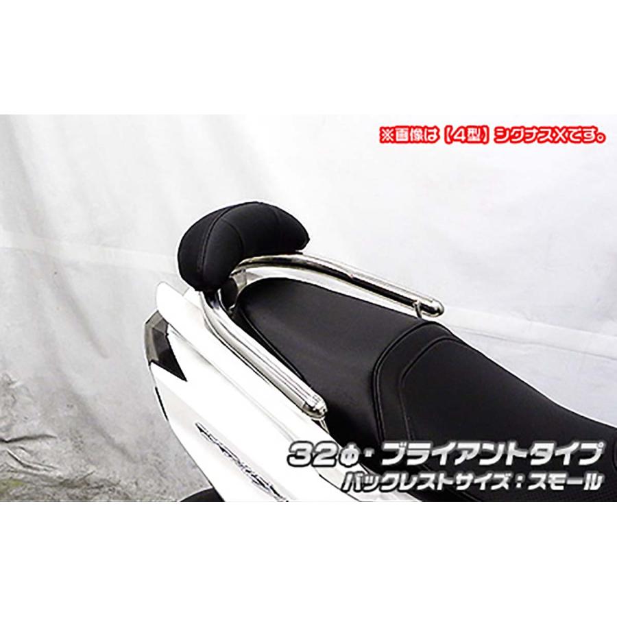 ウイルズウィン バックレスト付φ32タンデムバー ブライアント/L シグナスX 5型 2BJ-SED8J 2193-11-13