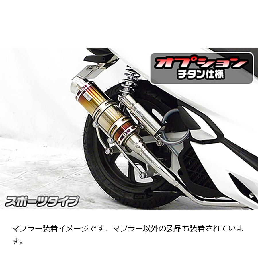 ウイルズウィン ロイヤルマフラー/スポーツ チタン PCX150(2BK-KF30)用 272-59-43B