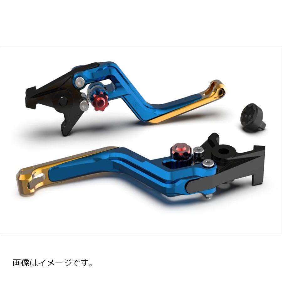 LSL (エルエスエル) エルゴニアレバー ブルー レッド ゴールド S1000XR F750 850GS F900R XR等 200EL70RBLRTGO