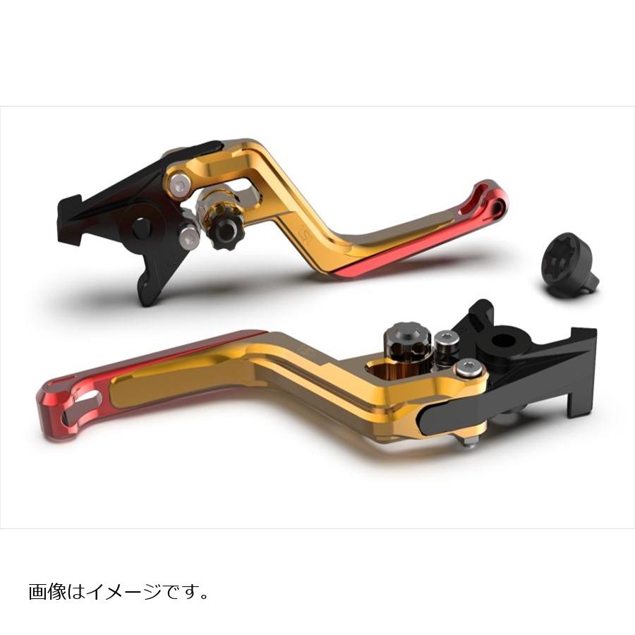 LSL (エルエスエル) エルゴニアレバー ゴールド ブラック レッド S1000XR F750 850GS F900R XR等 200EL70RGOSWRT