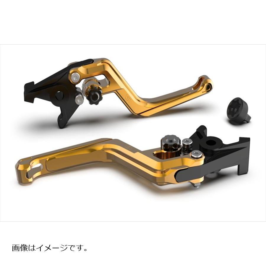 LSL(エルエスエル) エルゴニアレバー ゴールド ブラック ゴールド YZF-R1 YZF-R1M