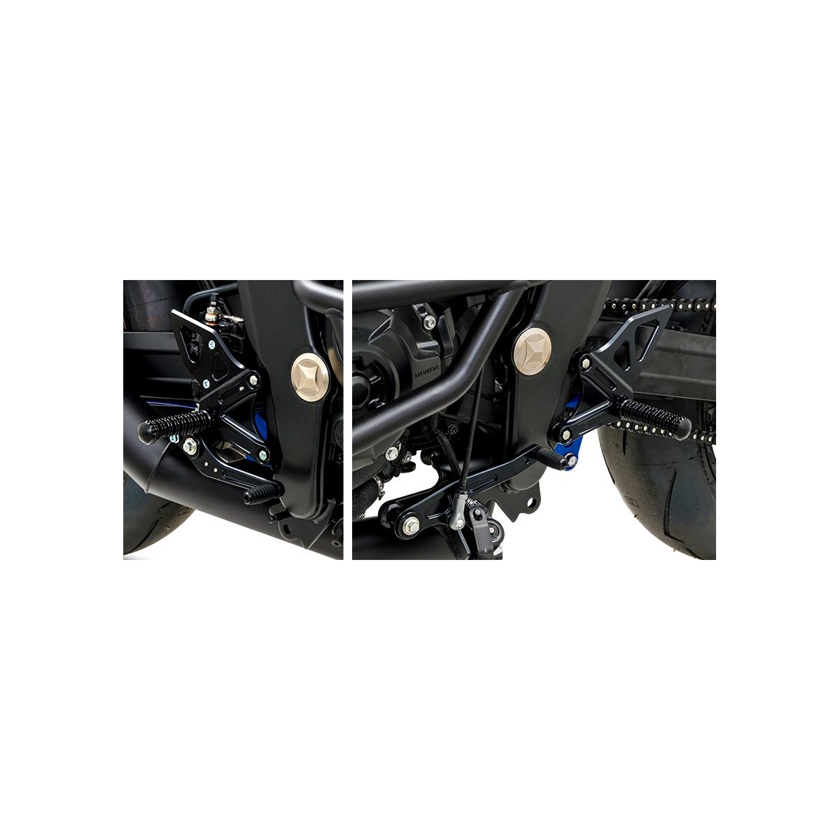 MORIWAKI (モリワキ) BACK STEP KIT ブラック CB1000F 05060-2B802-10|バイク・車パーツ プロト