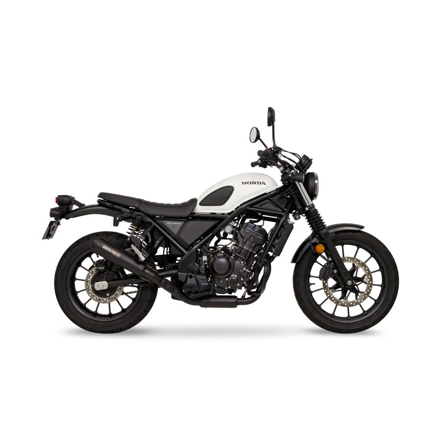 MORIWAKI (モリワキ) SHORT MEGAPHONE ブラック CL250 01810-H01W6-00|バイク・車パーツ プロト
