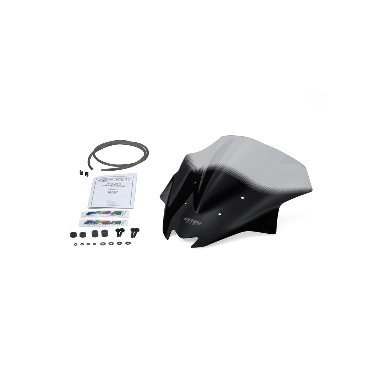 MRA(エムアールエー) スクリーン レーシング 風防 スモーク Z250 MR668S 4025066145928｜バイク・車パーツ プロト