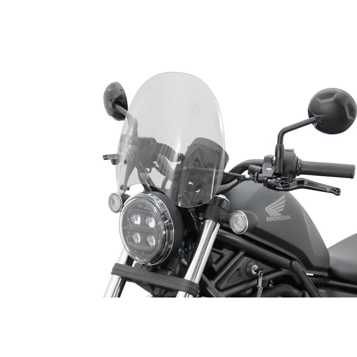 MRA(エムアールエー) スクリーン ツーリング 風防 スモーク Rebel250/500 4025066169788