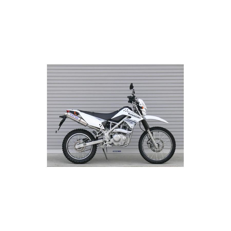 OVER RACING (オーバーレーシング) フルエキゾーストマフラー ステンチタン マフラー KLX125 Dトラッカー125 D-TRACKER125 13-701-05 オーヴァーレーシング